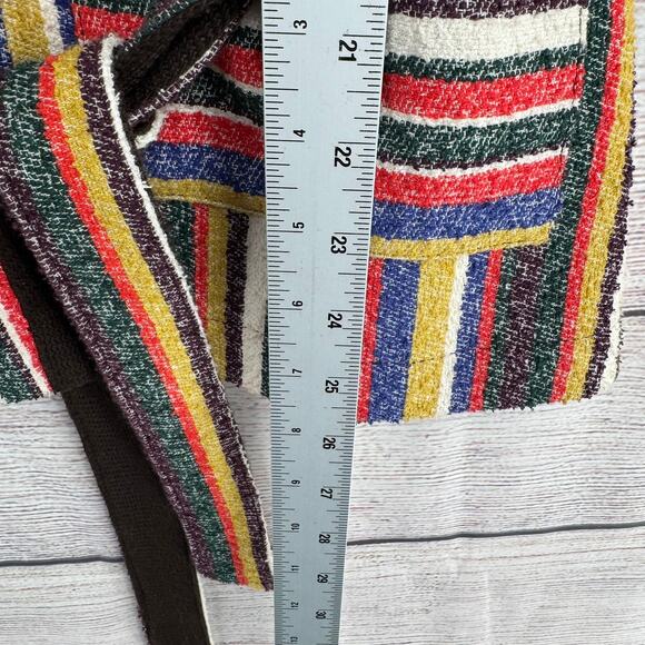Anthropologie Akemi + Kin Mansoura Striped Wrap Jacket Womens XS Multicolor - Picture 12 of 12
